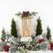 Northlight 18" LED Lighted Natural and White Storm Lantern Christmas Decoration
